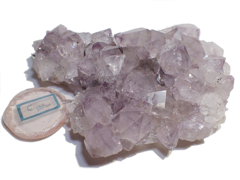 AMETHYST APOPHYLLITE 紫水晶 魚眼石 神岡鉱山 0032