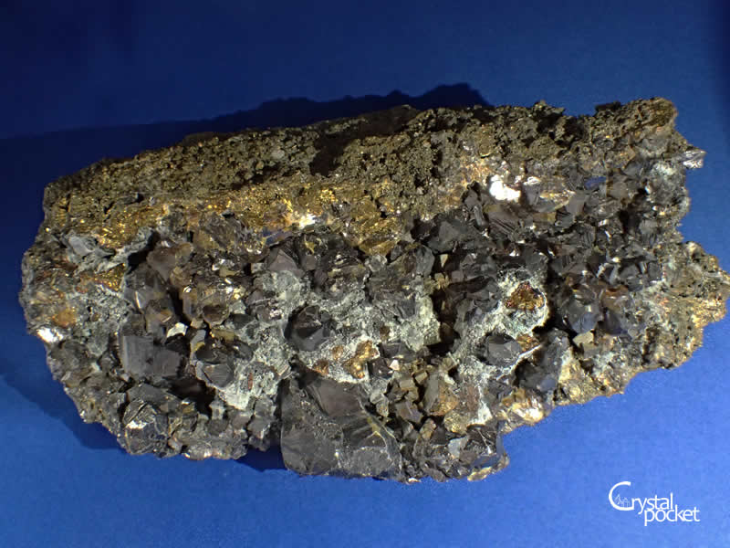 CHALCOPYRITE SPHALERITE 黄銅鉱 閃亜鉛鉱（べっこう亜鉛） 尾去沢鉱山 0025
